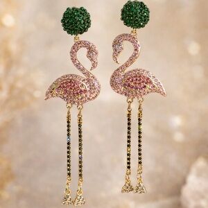 Flamingo Drop Earrings